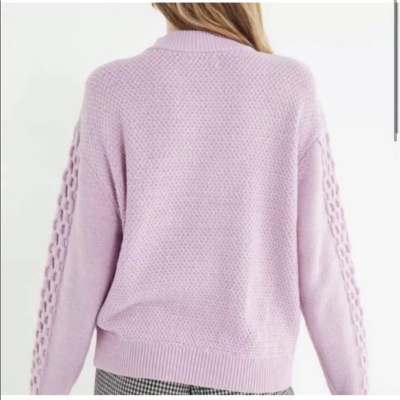 Urban Outfitters Cable Knit Mock Neck Sweater
In Lavender Purple XS - Picture 2 of 7